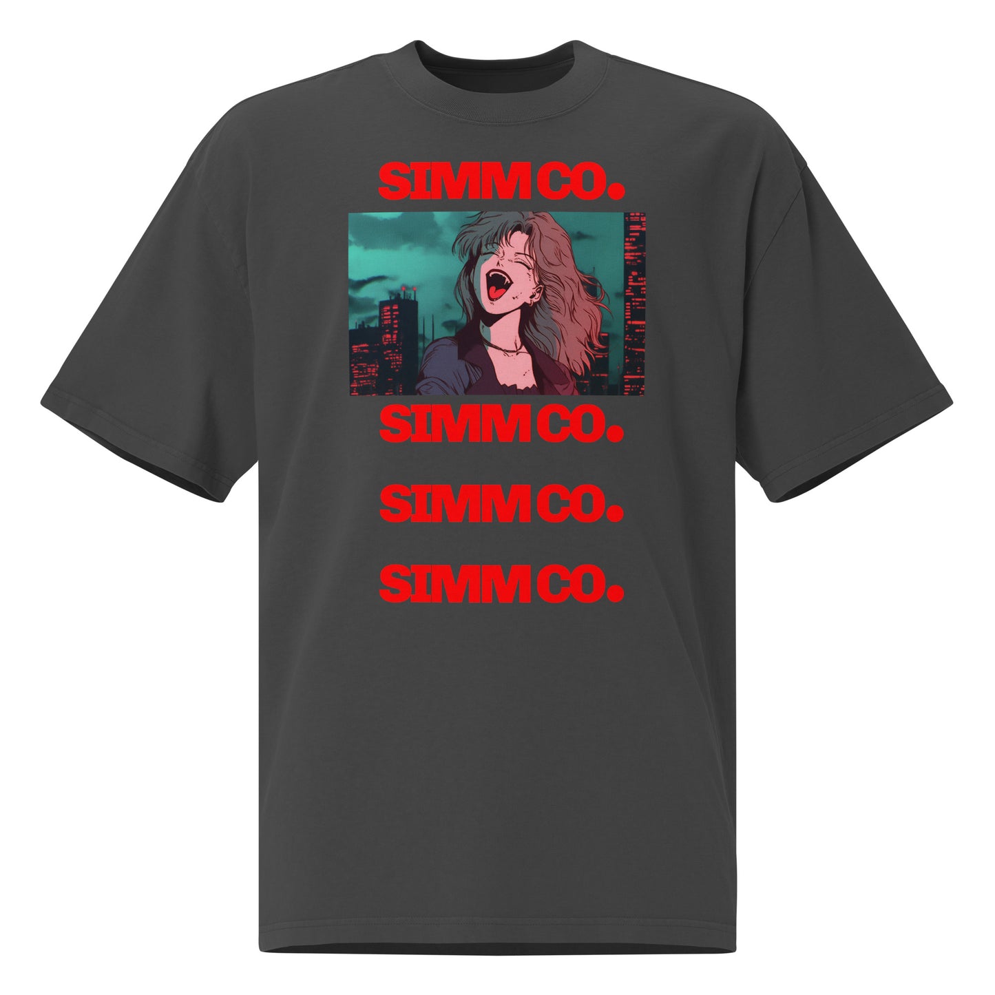 SIMM CO. Blood Sucka Oversized Tee