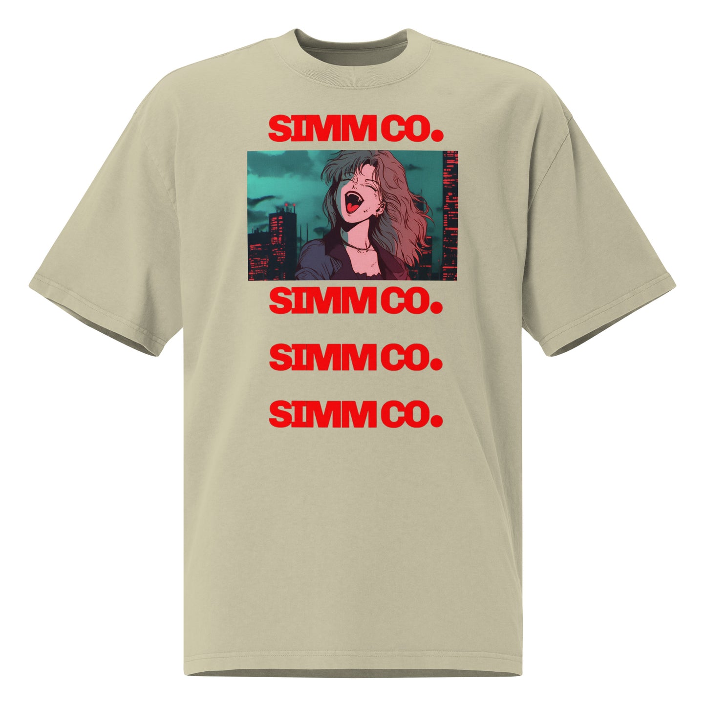 SIMM CO. Blood Sucka Oversized Tee